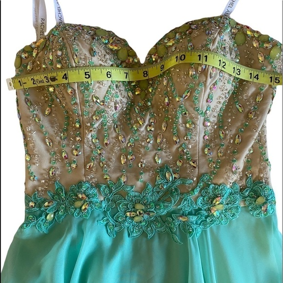 Beaded Prom Dress Size 2 - Picture 9 of 14